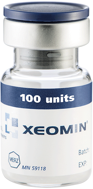 Bottle of Xeomin vial